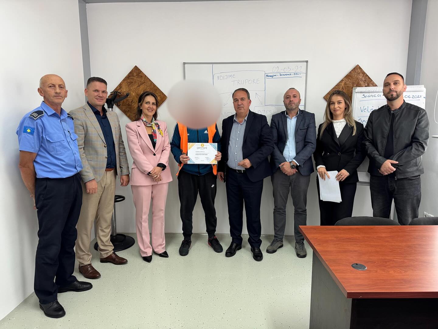Certifikim i të burgosurve në Burgun e Sigurisë së Lartë për programin “Biseda për Ndryshim”