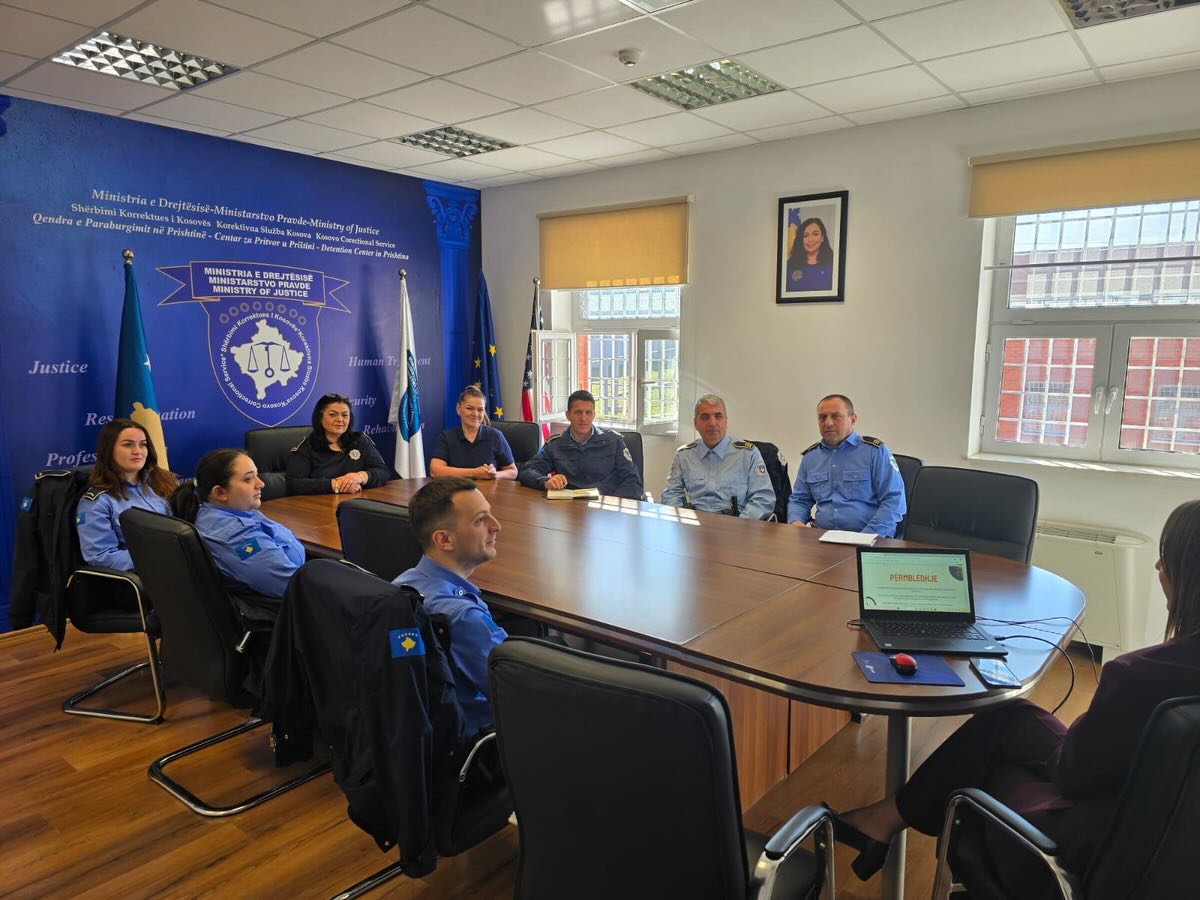 Training on the Treatment of Inmates with Mental Disorders at the Detention Center in Prishtina
